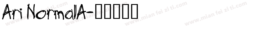 Ari NormalA字体转换